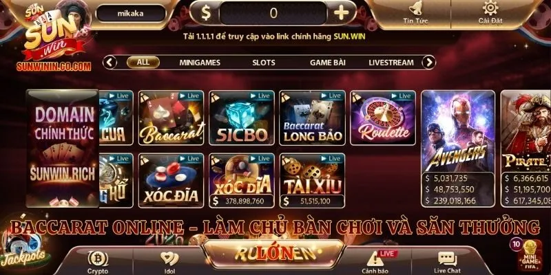 Baccarat Online - Làm Chủ Bàn Chơi Và Săn Thưởng Lớn