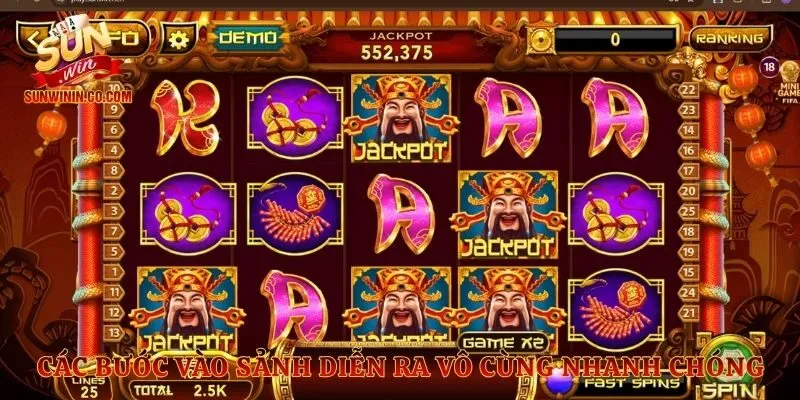 Các bước vào sảnh diễn ra vô cùng nhanh chóng